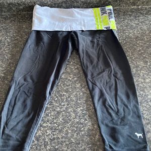 Victoria secret pink black capris